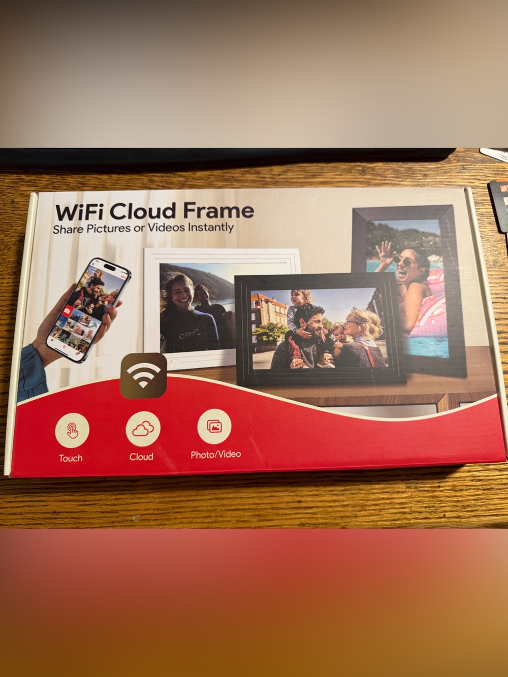 WiFi Cloud Digital Photo Frame 10.1 - Black